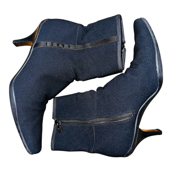 Prada Black Ankle Booties with Elegant High Heel - Picture 1 of 6
